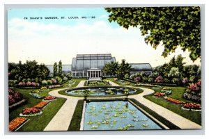 Vintage 1940's Postcard Shaw's Missouri Botanical Garden St. Louis Missouri
