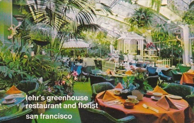 California San Francisco Lehr's Greenhouse Restaurant & Florist