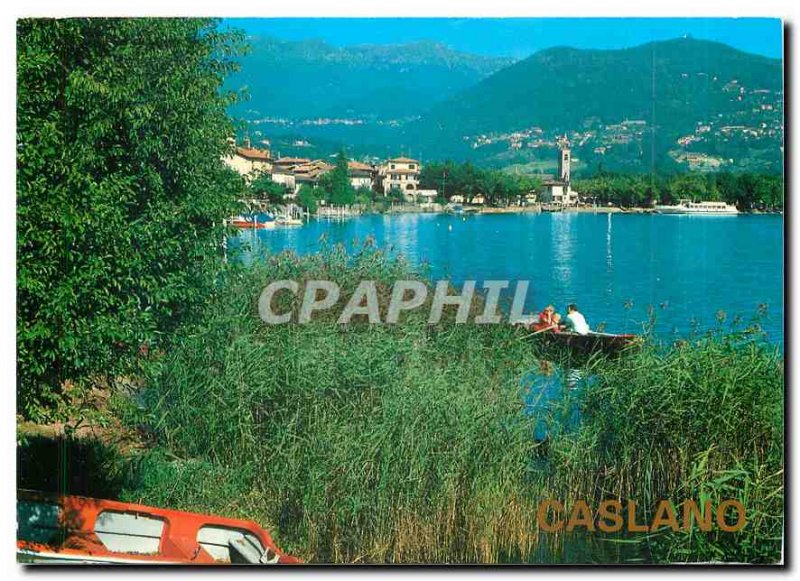 Postcard Modern Caslano Lago di Lugano