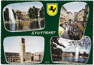 Germany. Stuttgart Scenes. Beautiful.  mint card.