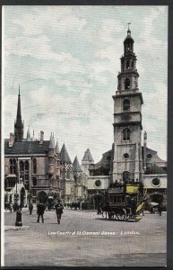 London Postcard - Law Courts and St Clement Danes   RT1173