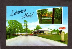 MS Lakeview Motel Jackson MISSISSIPPI MISS Postcard Carte Postale