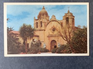 San Carlos Mission Carmel CA Litho Postcard H1162085246