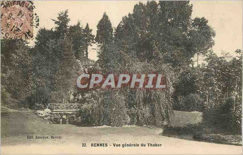 Old Postcard view Generale Rennes Tabor