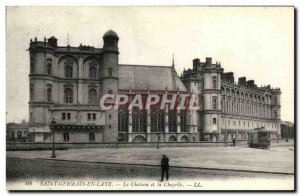 Postcard Old St Germain En Laye The Castle and Chapel