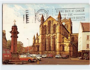 Postcard Hexham Abbey From Market Place, Hexham, England