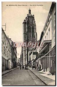 Bressuire Old Postcard Rue de la Huchette