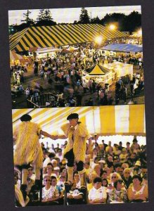 ME La Kermesse Franco American Festival Biddeford Saco Maine Postcard  Stilts