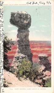 Thor's hammer, Grand Canyon of Arizona USA R.P.O., Rail Post Offices PU 1905 