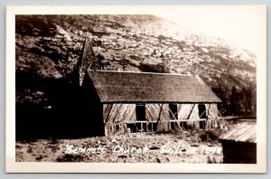 Canada RPPC Bennett Church built in 1898  Postcard F23