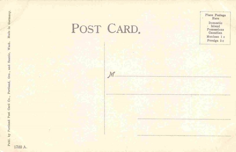 High School Eugene Oregon 1910c postcard