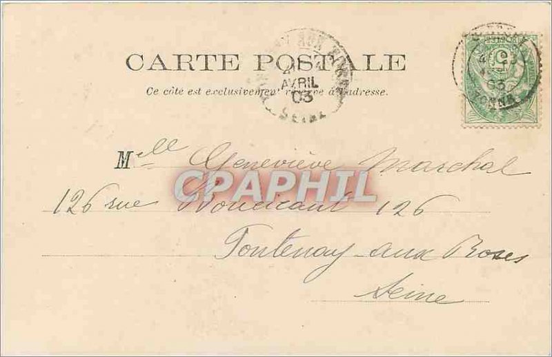 Old Postcard Joigny Tour Saint Thibault