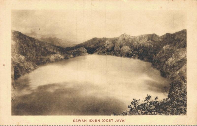 Dutch East Indisch Indonesia Kawah Idjen Ijen Oost Java 02.06