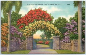 M-47165 Beautiful Entrance toa Florida State