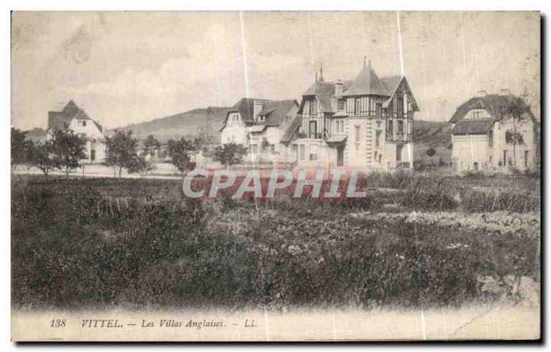 Old Postcard Vittel Englishwomen Villas