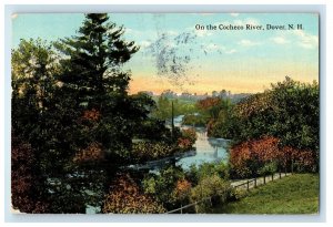 1913 View On The Cocheco River Dover New Hampshire NH Posted Antique Postcard