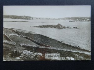 Cornwall ISLE OF SCILLY St. Mary's from GOLF LINKS - Old RP Postcard by C.J King