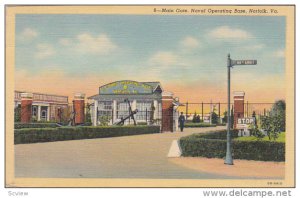 Main Gate, Naval Operating Base, Norfolk, Virginia, 30-40s