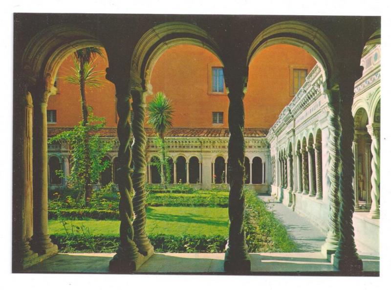 Italy Rome Basilica St Paul Paolo Cloister Cosmatesco 4X6