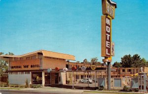 IMPERIAL '400' MOTEL Provo, Utah Roadside ca 1960s Vintage Postcard