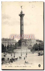 Postcard Old Paris Place de la Bastille