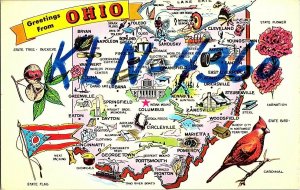 QSL Radio Card From Chesapeake Ohio KLN-4360 