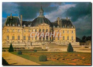 Modern Postcard Chateau of Vaux le Vicomte facade sud