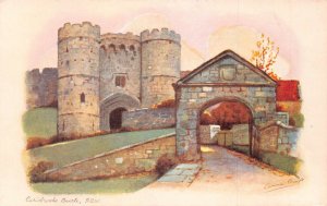 ISLE OF WIGHT ENGLANDCARISBROOKE CASTLE ~ARTIST SIGN ANNE CROFT~MANSELL POSTCARD