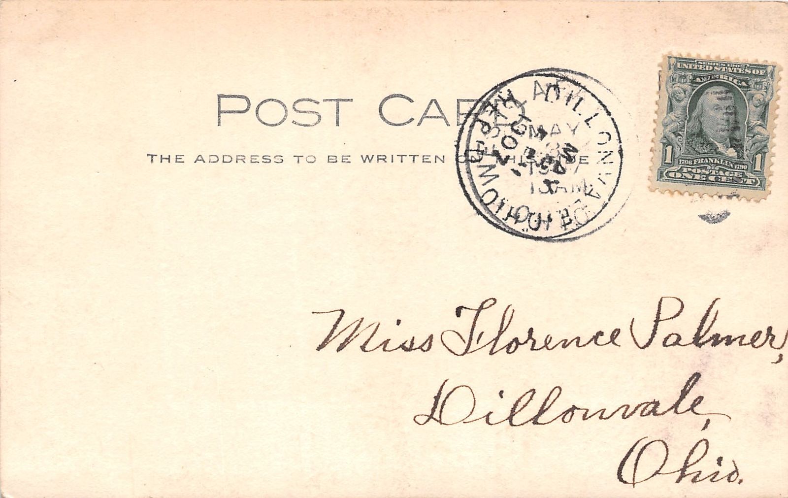 E78/ West Lafayette Ohio RPPC Postcard Coshocton 1907 College Spring 5