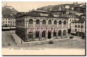 Vienna - The Museum Library - Old Postcard (library)