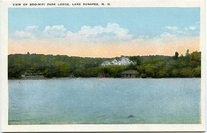 View of Soo-Nipi Park Lodge - Lake Sunapee NH, New Hampshire - WB