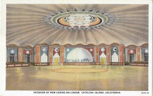 Interior of New Casino Ballroom Catalina Island California