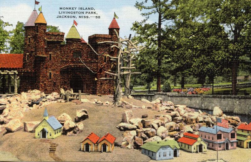 MS - Jackson. Livingston Park, Monkey Island