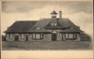 Wesier ID New Union Depot RR Train Station c1905 Postcard