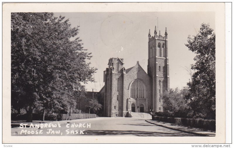 RP: St Andrew's United Church , MOOSE JAW , Saskatchewan , Canada , PU-1962