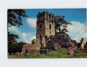 Postcard Ruins of the Cathedral in Old Panama