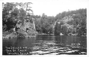 Dalles of St Croix Real Photo Taylors Falls,  MN