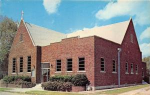 Sallisaw Oklahoma~First Christian Church~Sequoyah County~c1950s Postcard