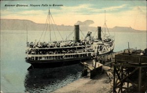 Toronto Ontario Steamer Steamship Chippewa Niagara Falls c1910 Vintage Postcard