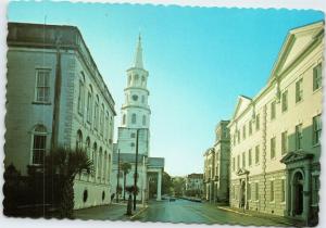 Four Corners of Law City Hall, St. Michael's  Post Office Court House Charleston