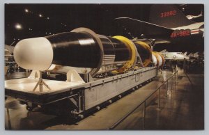 Space~Gambit 3 KH-8 Reconnaissance Satellite In USAF Museum~Vintage Postcard 