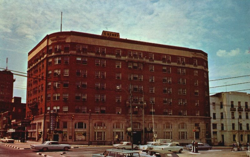 Vintage Postcard The O'Henry Hotel Bellemeade Street Greensboro North Carolina