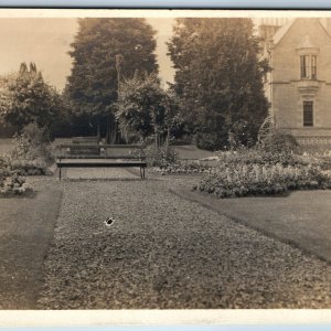 c1900s Sunken Gardens Baklands RPPC Real Photo England Canada ? A75