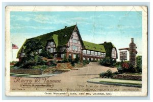 c1920's Gruen Watchmake Guild Time Hill Cincinnati Ohio OH Antique Postcard