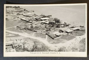 Mint Vintage Ariel View Guayaquil Ecuador Real Picture Postcard