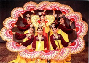 Seoul, South Korea KANG SUN-YOUNG DANCE TROUPE  Beautiful Dancers   4X6 Postcard