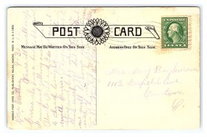 Methodist Church Abilene Kansas c1912 Postcard