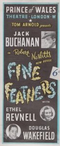 Fine Feathers Jack Buchanan Musical Prince Of Wales Old London Theatre Programme