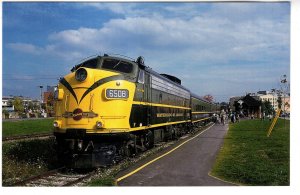 Railway Train at Waterloo Station, Ontario