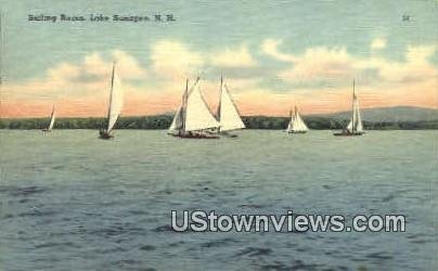Sailing Races - Lake Sunapee, New Hampshire NH  